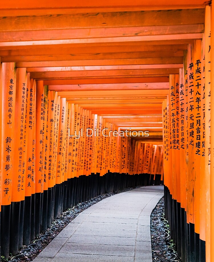 Senbon Torii Fushimi Inari Taisha Shrine Kyoto 2 Ipad Case Skin By Lyldilcreations Redbubble