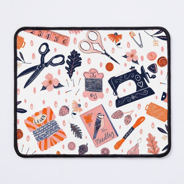 Item preview, Sewing pattern with oak leaves. designed and sold by Papergrape.