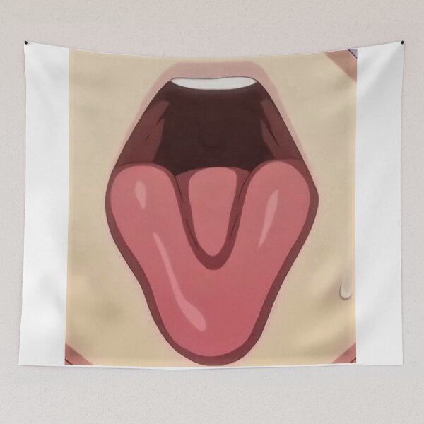 Item preview, Lewd Anime Girl Tongue designed and sold by eohamilton1.