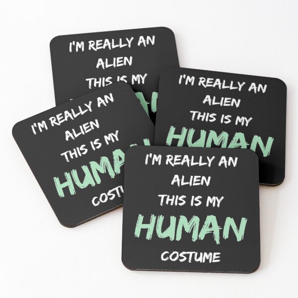 Item preview, This Is My Human Costume T-ShirtAlien Costume This Is My Human Costume I'm Really An Alien designed and sold by DempAbery.