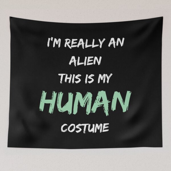 Item preview, This Is My Human Costume T-ShirtAlien Costume This Is My Human Costume I'm Really An Alien designed and sold by DempAbery.