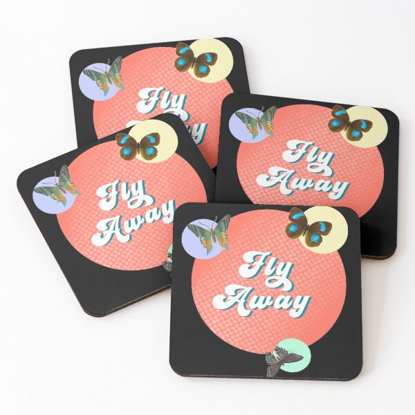 Item preview, Fly away butterfly retro design collage art designed and sold by Gotafeeling.