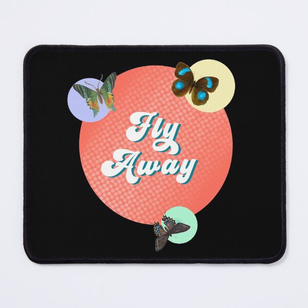 Item preview, Fly away butterfly retro design collage art designed and sold by Gotafeeling.