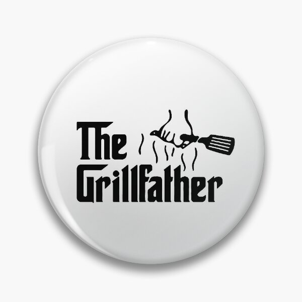 Item preview, The Grill Father Love BBQ Chicken Pig Cow Walk into a Bar B Q The End Art Design Happy Apparel Essential Inspiration Joy Mood Funny designed and sold by DesignByHeartUK.
