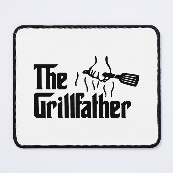 Item preview, The Grill Father Love BBQ Chicken Pig Cow Walk into a Bar B Q The End Art Design Happy Apparel Essential Inspiration Joy Mood Funny designed and sold by DesignByHeartUK.