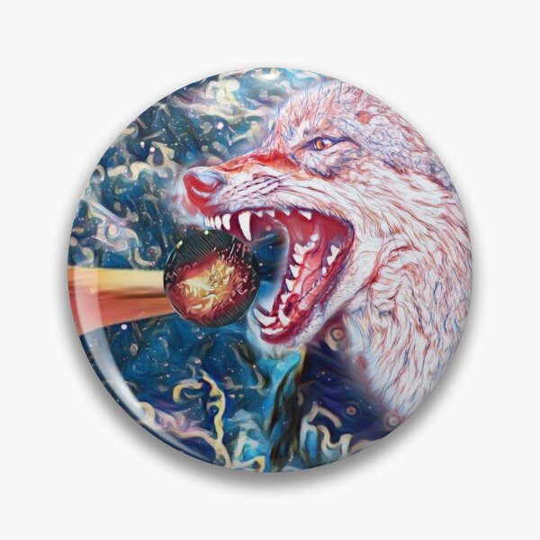 Item preview, Wolf god breathing fire designed and sold by Jambonfromage.