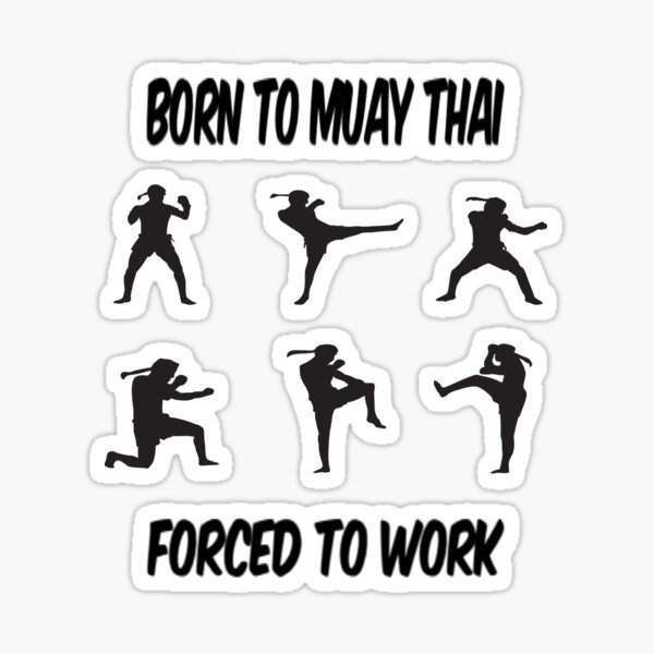 Item preview, Born To Muay Thai designed and sold by András Jankulár.