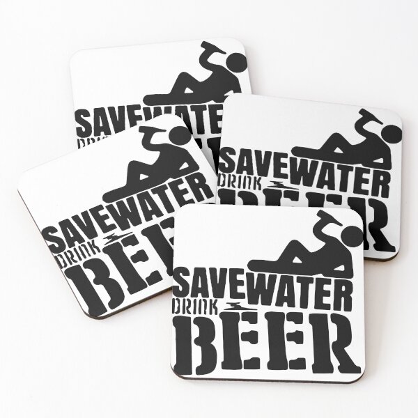 Item preview, Save Water Drink Beer Weekend Love Beer Party Art Design Happy Apparel Essential Inspiration Joy Mood  Beer Squad designed and sold by DesignByHeartUK.