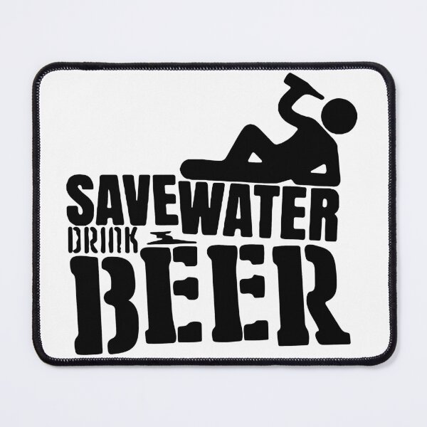 Item preview, Save Water Drink Beer Weekend Love Beer Party Art Design Happy Apparel Essential Inspiration Joy Mood Beer Squad designed and sold by DesignByHeartUK.