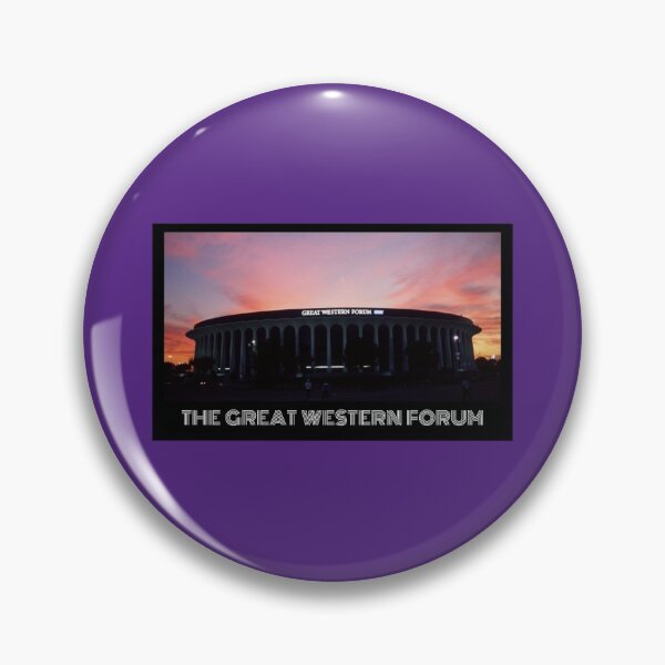 Artikelvorschau, The Great Western Forum - Lila entworfen und verkauft von DeadStadium.