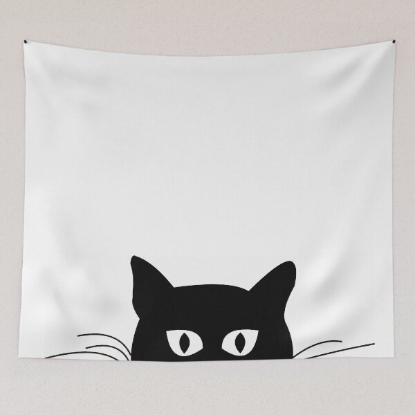 Item preview, black cat designed and sold by norbick.