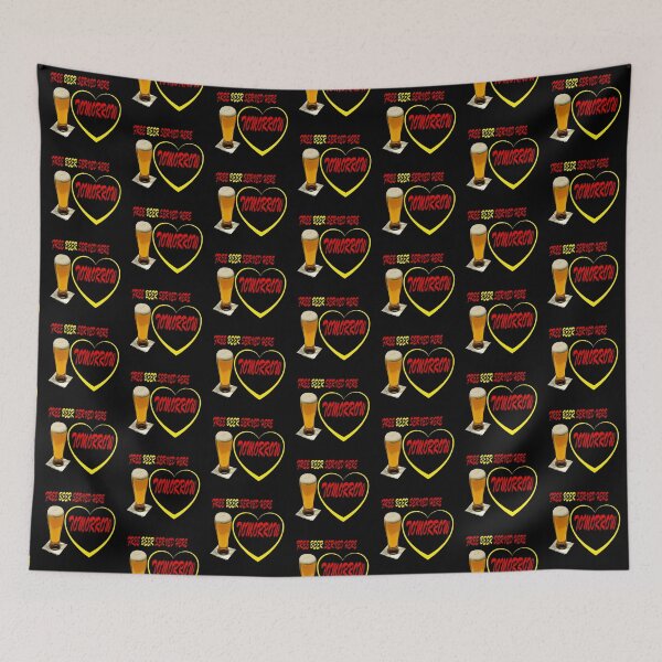 Item preview, FREE BEER SERVED HERE TOMORROW designed and sold by Overthetopsm.