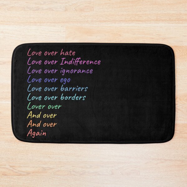 Item preview, Love Over Hate designed and sold by Wishinglob.