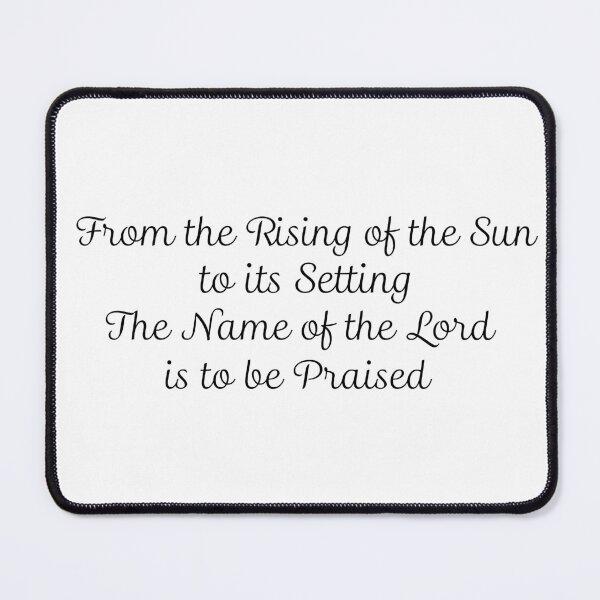 Item preview, The name of the Lord is to be praised designed and sold by SamanthaW07.