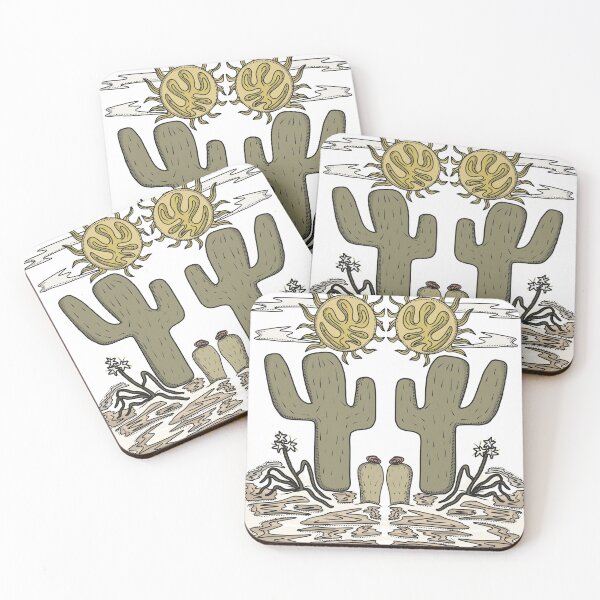 Item preview, Symmetrical Desert Scene  designed and sold by WalkSimplyArt.