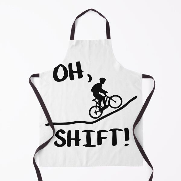 Item preview, Oh Shift Mountain Bike Outdoor Traveling Biking Cycling  Love Art Design Happy Apparel Essential Inspiration Joy Mood Funny designed and sold by DesignByHeartUK.