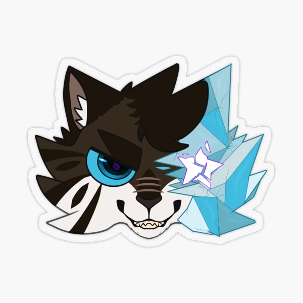 Splashtail Head Sticker for Sale by apple-glass