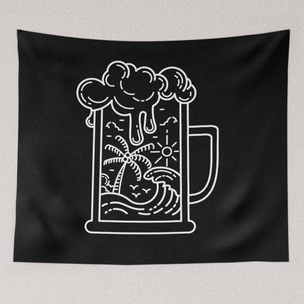 Item preview, Minimalist Happy Hour Art. designed and sold by HybridoStore.