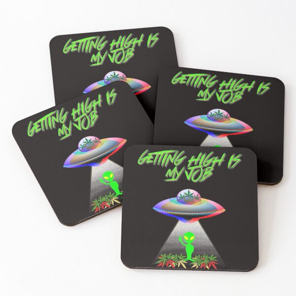 Item preview, GETTING HIGH IS MY JOB Cannatees designed and sold by jmed70.