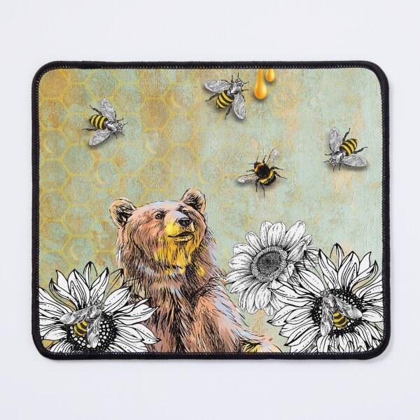 Item preview, Bear bee and honey designed and sold by JBJart.
