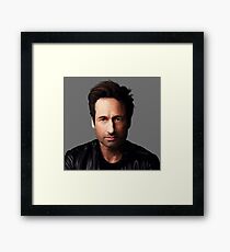 Portrait of David Duchovny Framed Print