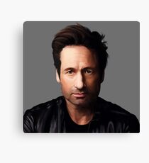 Portrait of David Duchovny Canvas Print