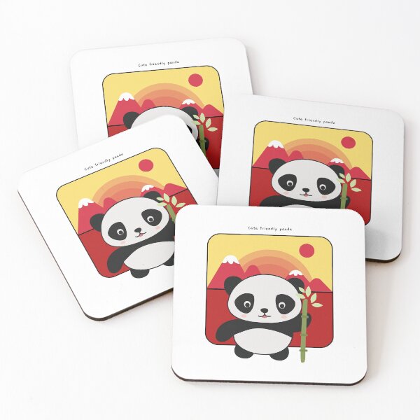 Item preview, Cute friendly panda  designed and sold by  Any Mood Designs.