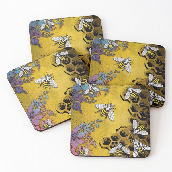 Item preview, Bee and honey #bee #honey designed and sold by JBJart.