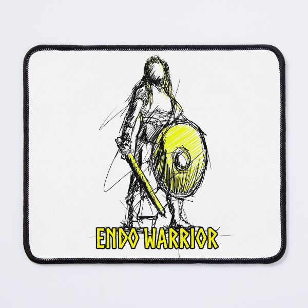 Item preview, Endo shield maiden (scribble) designed and sold by vladflame.