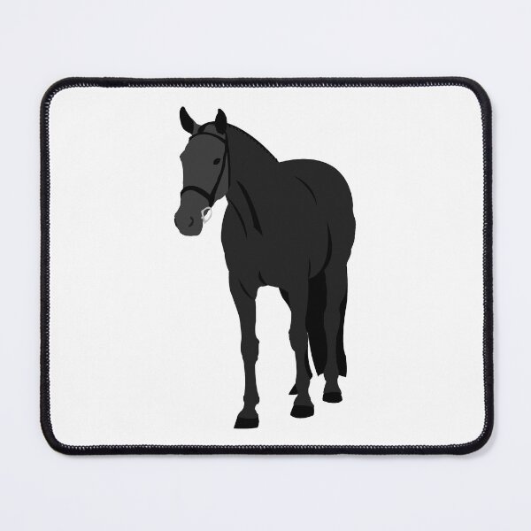 Item preview, Black Hunter Equitation Warmblood Horse with Hunter Braids designed and sold by bellaszcz.