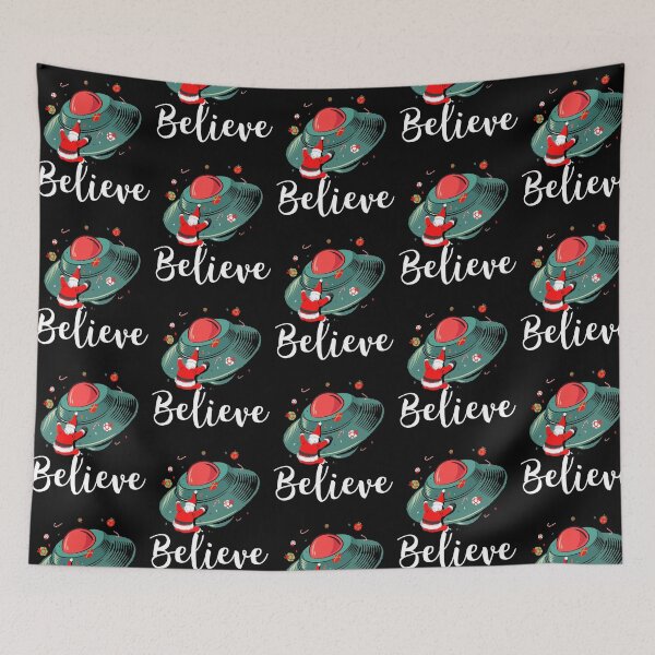 Item preview, Alien UFO Santa Believe designed and sold by LadySaltwater.
