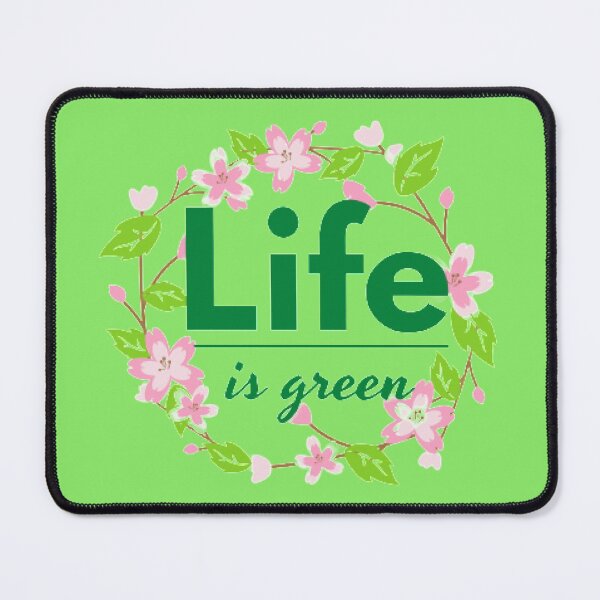 Item preview, Veganuary Message, Life is green designed and sold by Oksanka21.