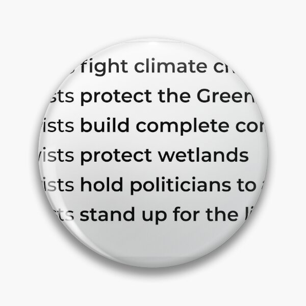 Item preview, Ideological Activists designed and sold by Simcoe County Greenbelt Coalition.
