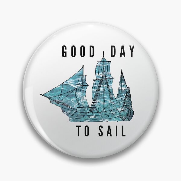Item preview, Good Day To Sail (Blue Ocean Boat)  designed and sold by By Roqia.