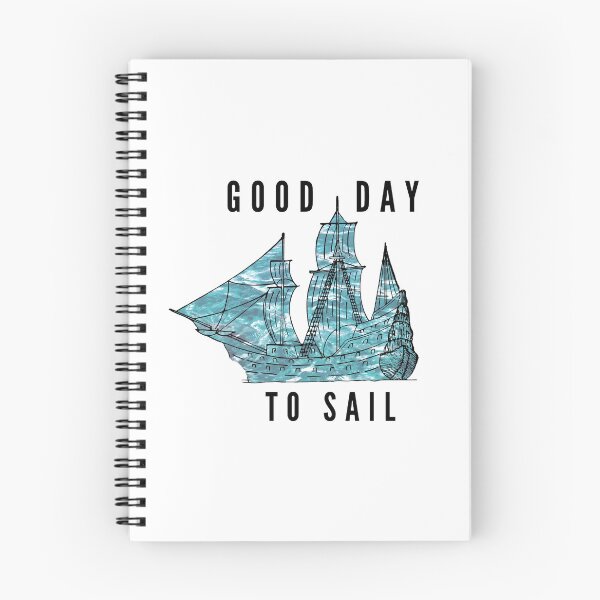 Item preview, Good Day To Sail (Blue Ocean Boat)  designed and sold by By Roqia.