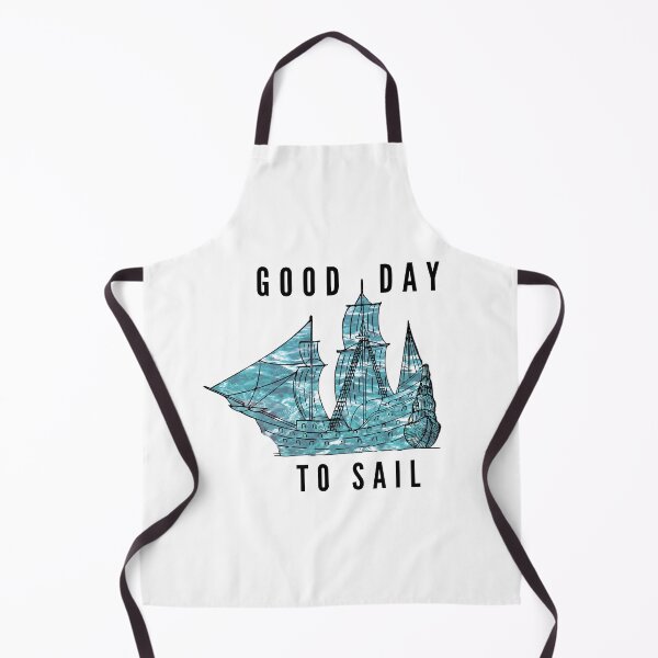 Item preview, Good Day To Sail (Blue Ocean Boat) designed and sold by By Roqia.