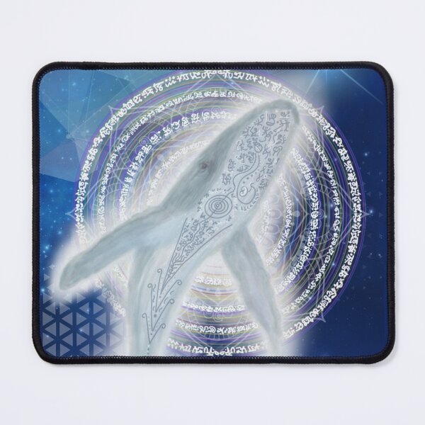 Item preview, Whale Spirit Lightcodes with Galactic background designed and sold by NaTeBlueyes.