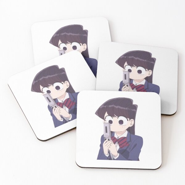 Item preview, Komi Shouko on her phone designed and sold by RENT2HIGH.