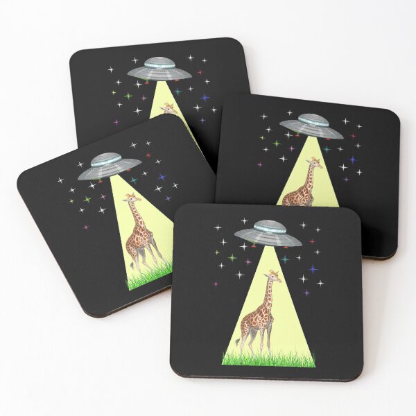 Item preview, Alien Abduction of Giraffe | Flying Saucer designed and sold by Einstein12345.