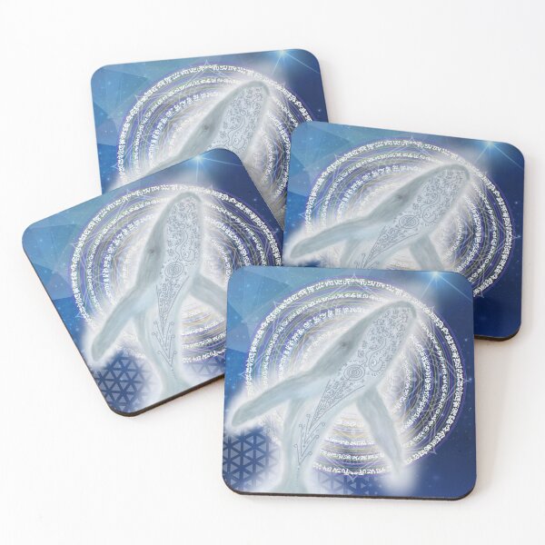 Item preview, Whale Spirit Lightcodes with Galactic background designed and sold by NaTeBlueyes.