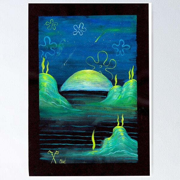 Item preview, Pastel Spongebob Window  designed and sold by diaphona.