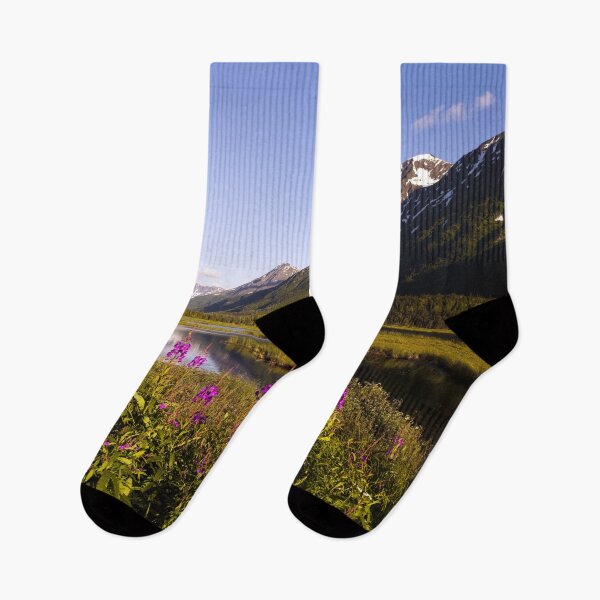 Item preview, Scenic view from the Seward highway in the Chugach National Forest, Alaska designed and sold by OrcaNature.