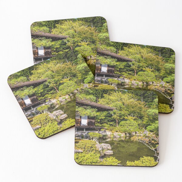 Item preview, The Hondo or main hall and pond at Ginkaku-Ji, Kyoto designed and sold by Lyl Dil Creations.