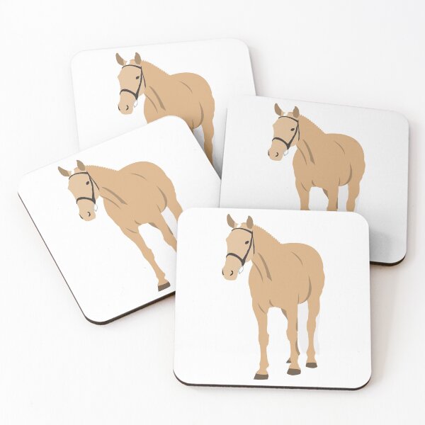 Item preview, Palomino Hunter Warmblood Horse with Hunter Braids designed and sold by bellaszcz.