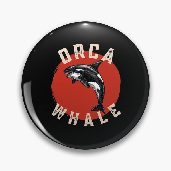 Item preview, Orca Killer Whale - Blackfish Drawing With Red Circle designed and sold by NechEmpire.