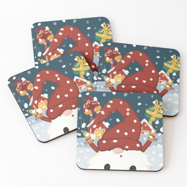 Item preview, Ooops! Santa falling in the snow when bringing out the presents. Winternight. designed and sold by marina63.