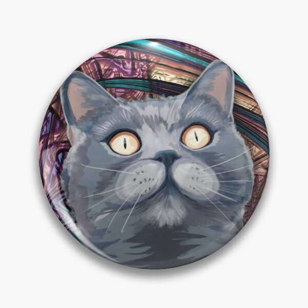 Item preview, Hypnotic cat art designed and sold by Elmanji.