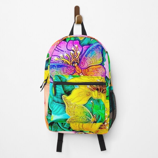 Item preview, GIRL with FLOWERS : psychedelic Abstract Print designed and sold by posterbobs.