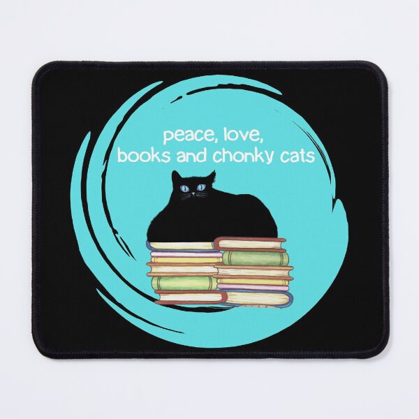 Item preview, Peace love books and chonky cats designed and sold by j9gothbe.