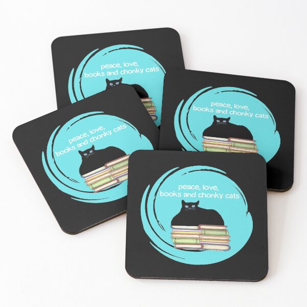 Item preview, Peace love books and chonky cats designed and sold by j9gothbe.